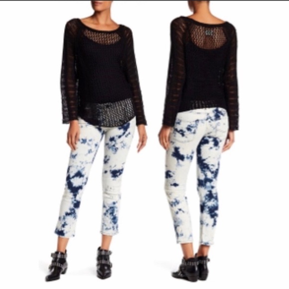 Zadig & Voltaire Eva Tie and Dye Jeans - Picture 1 of 9